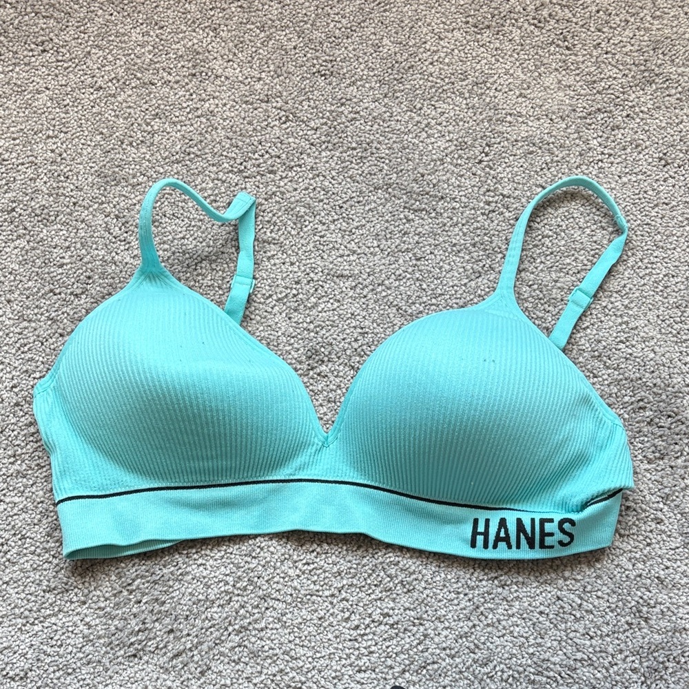 Hanes Women's Teal Bra